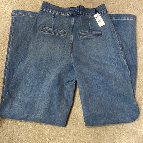 NWT Express relaxed Wide Leg Super High Rise jeans - Picture 4 of 7
